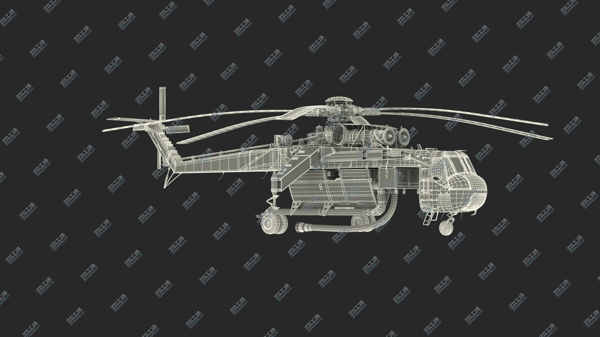 images/goods_img/20210313/3D Sikorsky S-64 Skycrane Firefighting Helicopter Rigged/5.jpg